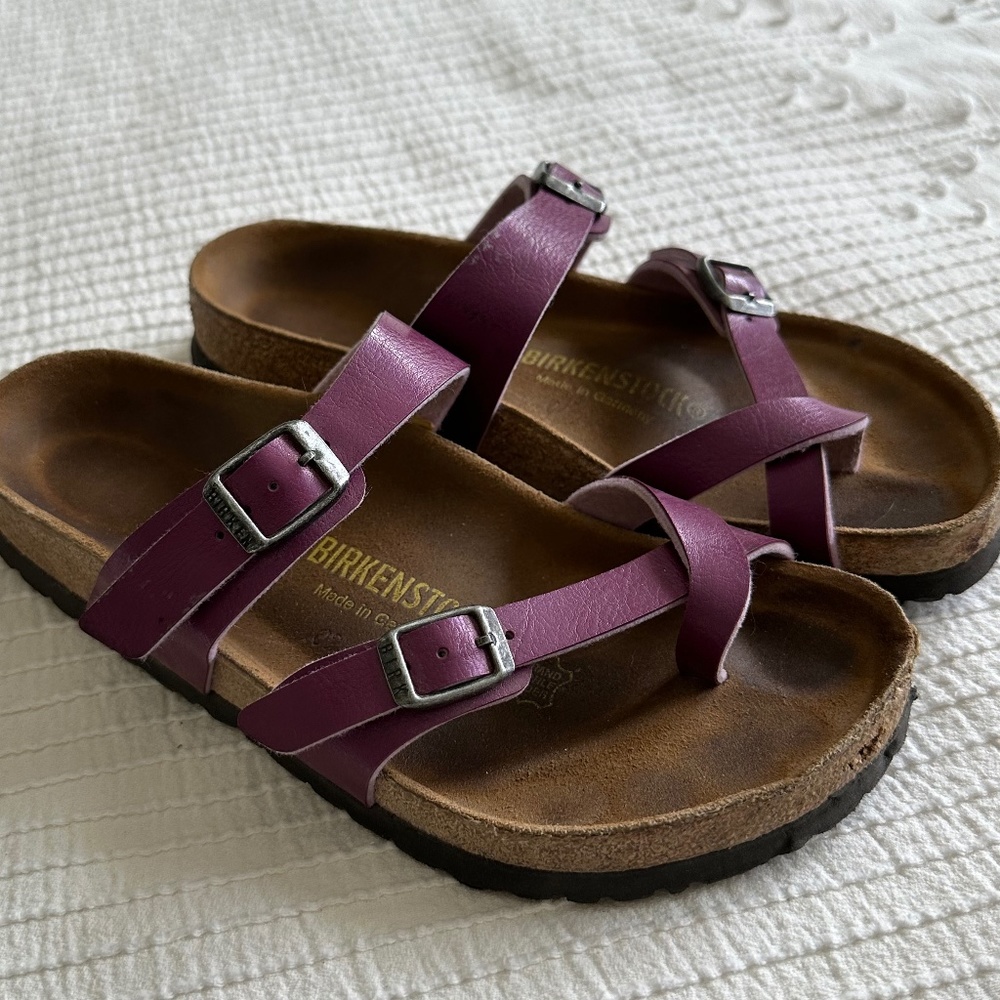 Purple Birkenstock Sandals